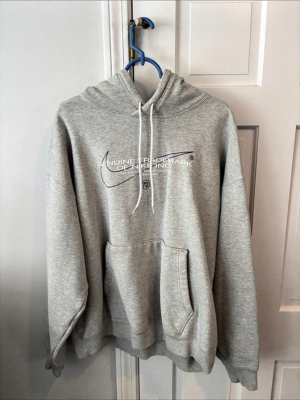 Nike SB Genuine Trademark Hoodie Gray